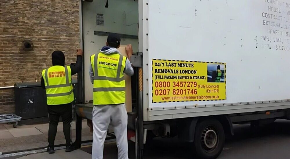 short notice & emergency moves London